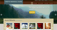 Desktop Screenshot of lorettomemorialchapel.com